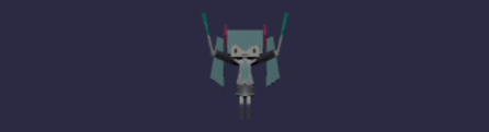 errorを乗り越えて初音ミクが表示された図